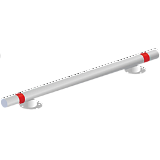 Колесоотбойник металлический усиленный на опорах КУ-3